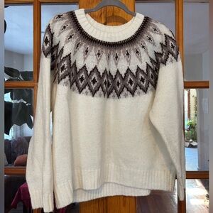 Old Navy fair isle sweater
